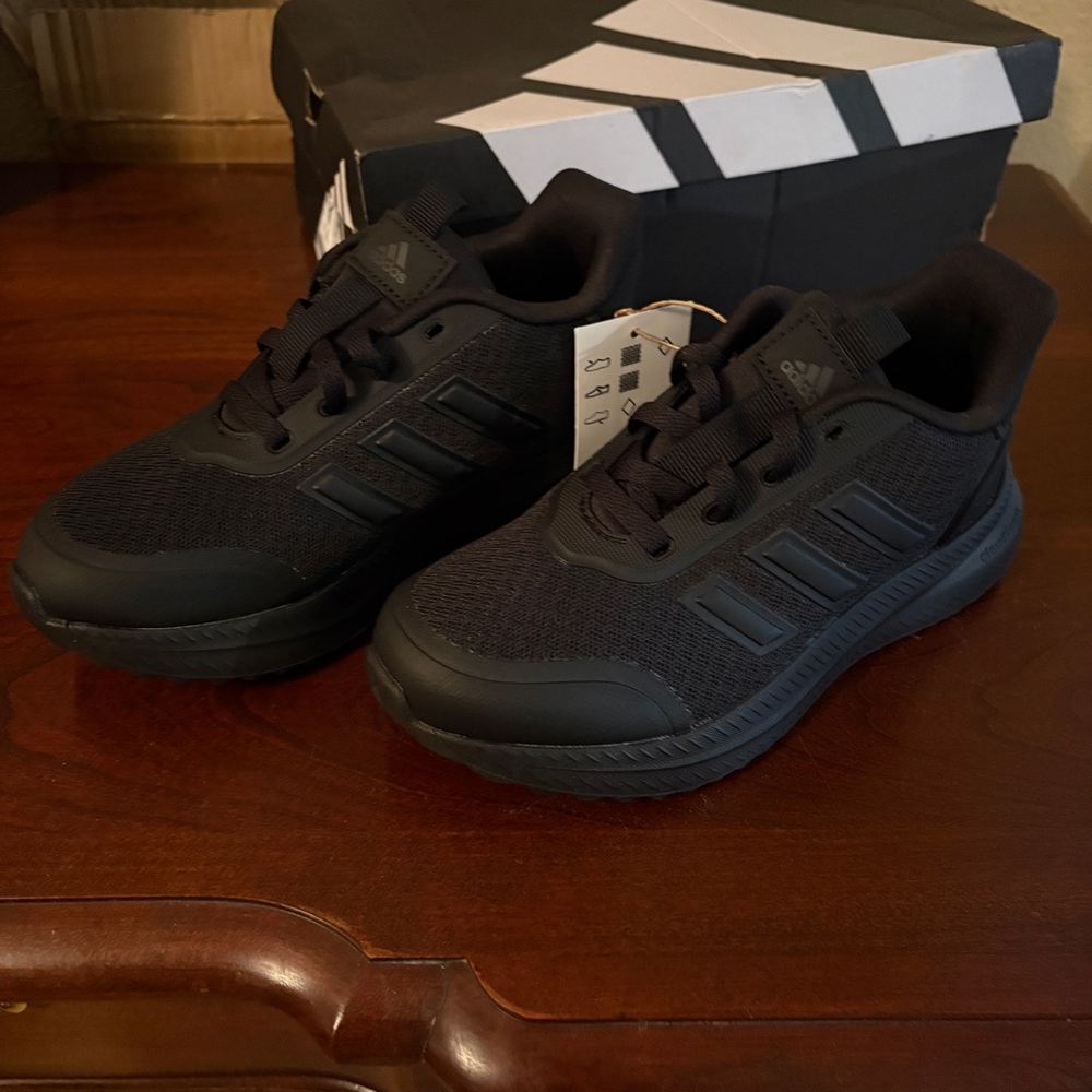 NEW Adidas X_PLRPATH Kids Black Sneaker, Size 13